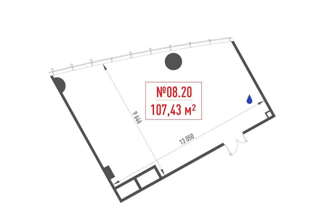 Офис (107.43 м) - Фото 1
