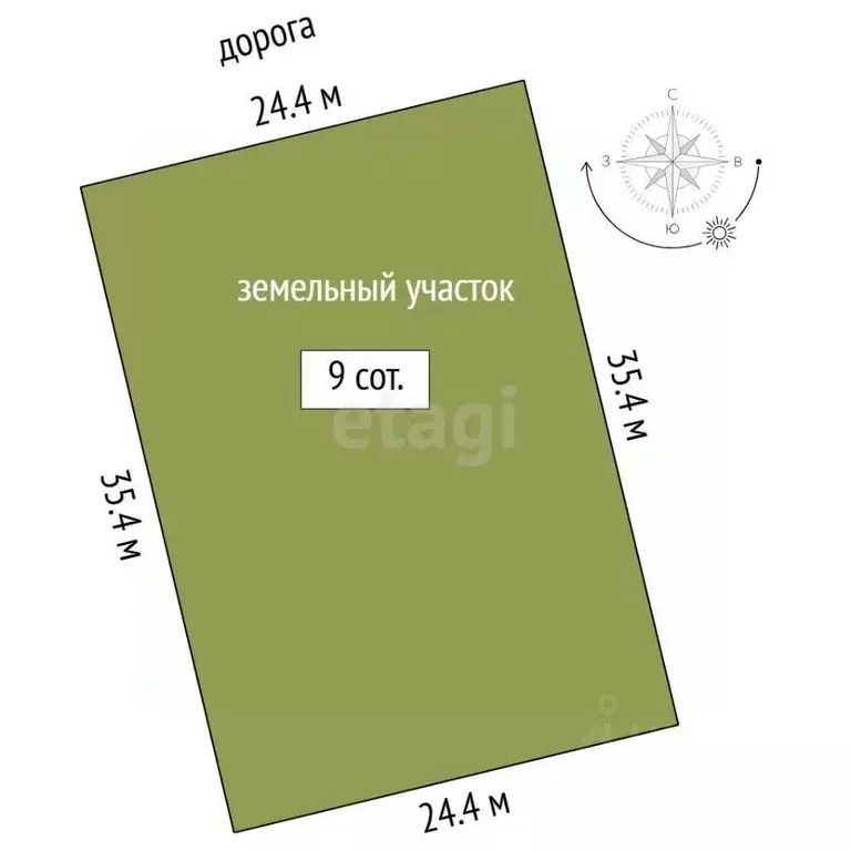 Участок в Тюменская область, Нижнетавдинский муниципальный округ, ... - Фото 2