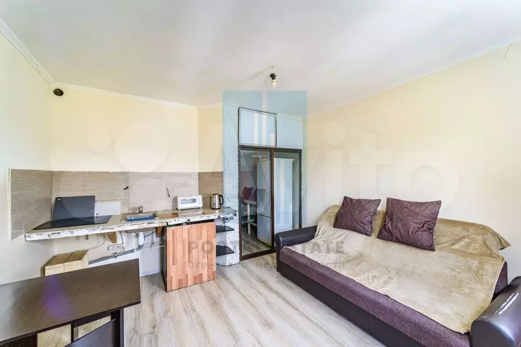 Квартира-студия, 24,4 м, 3/3 эт. - Фото 1