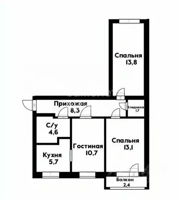 3-к кв. Краснодарский край, Геленджик ул. Грибоедова, 25 (63.0 м) - Фото 1
