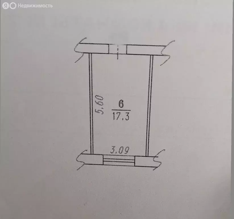 1к в 5-комнатной квартире (17.1 м) - Фото 2