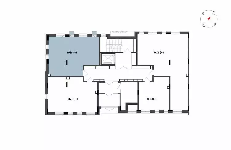 2-комнатная квартира: Казань, ЖК Минтимер (69.34 м) - Фото 1