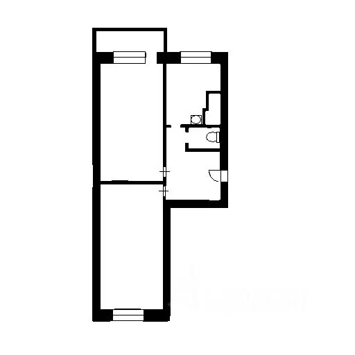 2-к кв. Новосибирская область, Новосибирск ул. Пархоменко, 6 (54.6 м) - Фото 2