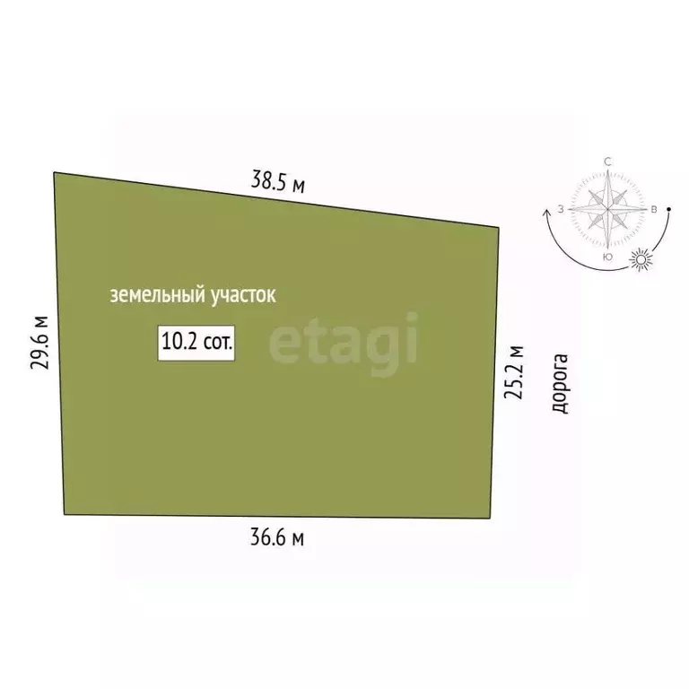 Участок в Тюменская область, Нижнетавдинский муниципальный округ, ... - Фото 2