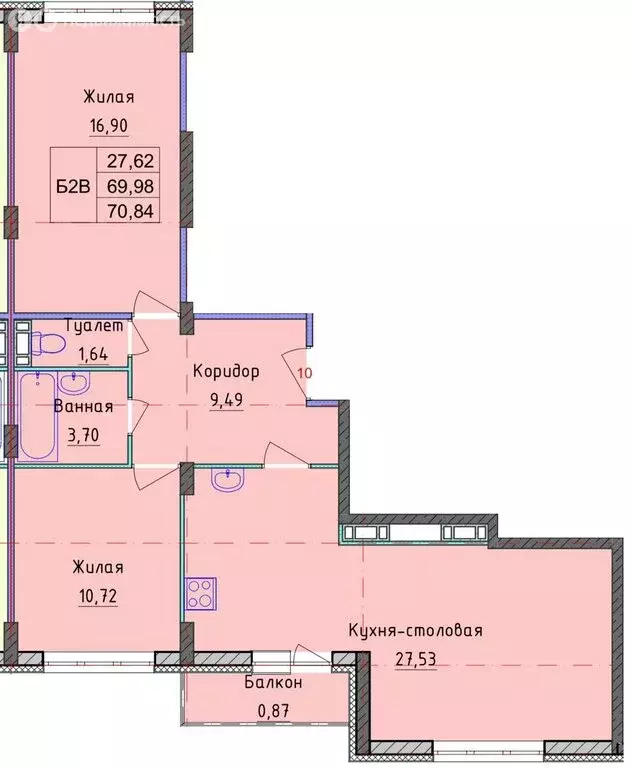 3-комнатная квартира: Ярославль, Брагинская улица, 18к4 (70 м) - Фото 0