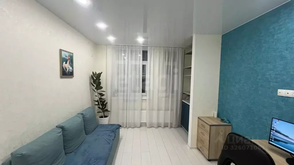 Студия Тюменская область, Тюмень ул. Алматинская, 4 (26.1 м) - Фото 2