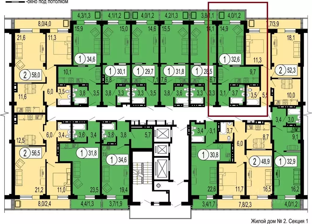1-к кв. Красноярский край, Красноярск Лесопарковая ул., 25 (32.0 м) - Фото 2