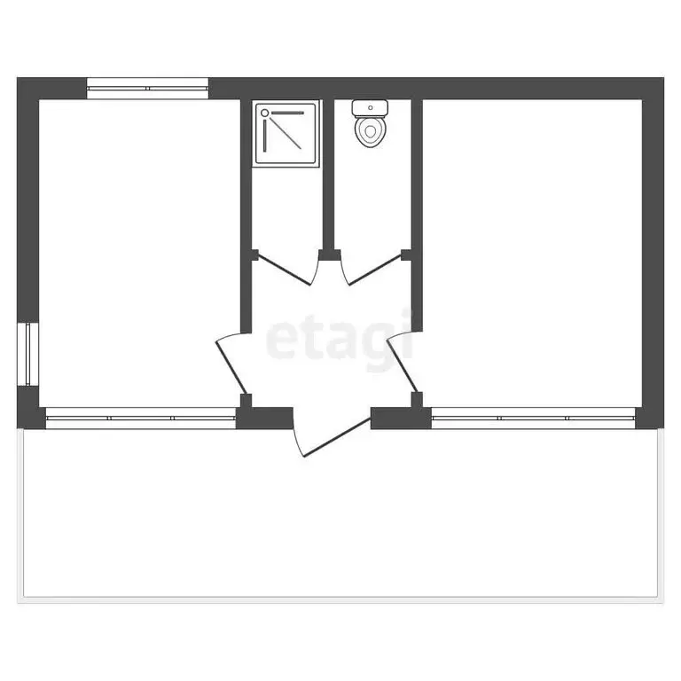 Дом в посёлок Чекаевский, Загородная улица (18 м) - Фото 1