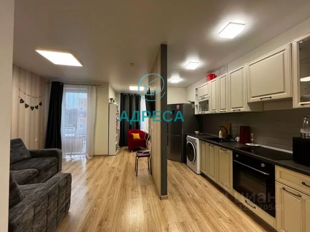 Студия Белгородская область, Новый Оскол Ливенская ул., 138А (34.0 м) - Фото 1