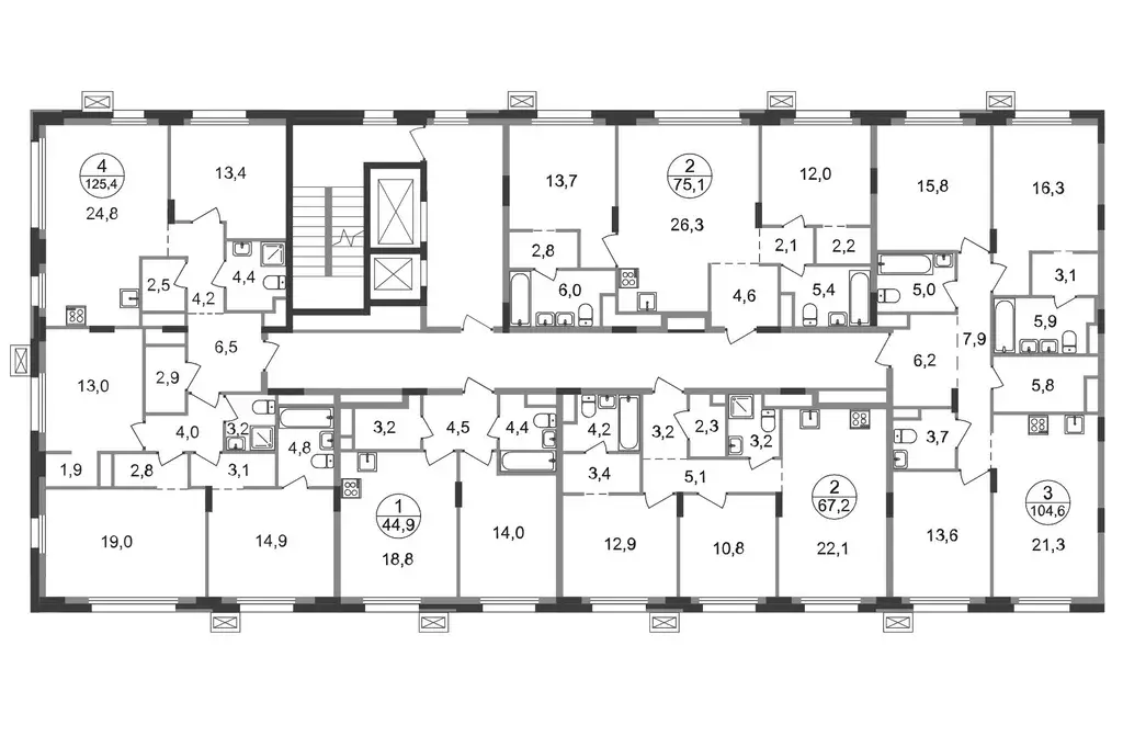 2-к кв. Московская область, Одинцовский городской округ, Заречье пгт ... - Фото 2