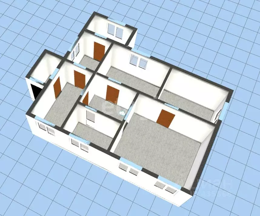 Дом в Белгородская область, Губкин ул. Бубнова, 29 (77 м) - Фото 2