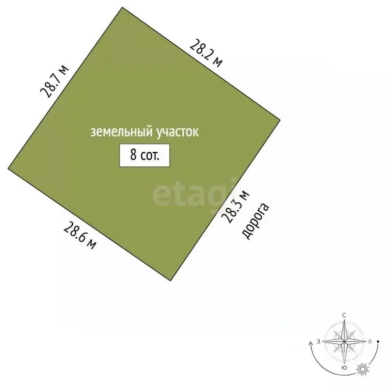 Участок в Крым, Бахчисарайский район, с. Угловое ул. Комарова, 180 ... - Фото 2