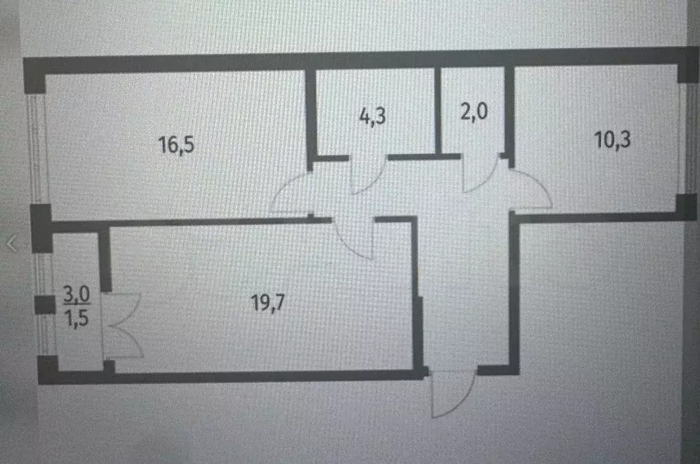 Продаётся 2-к квартира, 65.1 м - Фото 1