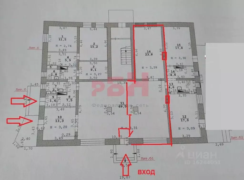 Торговая площадь в Свердловская область, Екатеринбург просп. ... - Фото 2