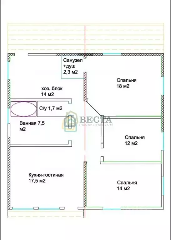 Дом в Ленинградская область, Выборгский район, Гончаровское с/пос, ... - Фото 2