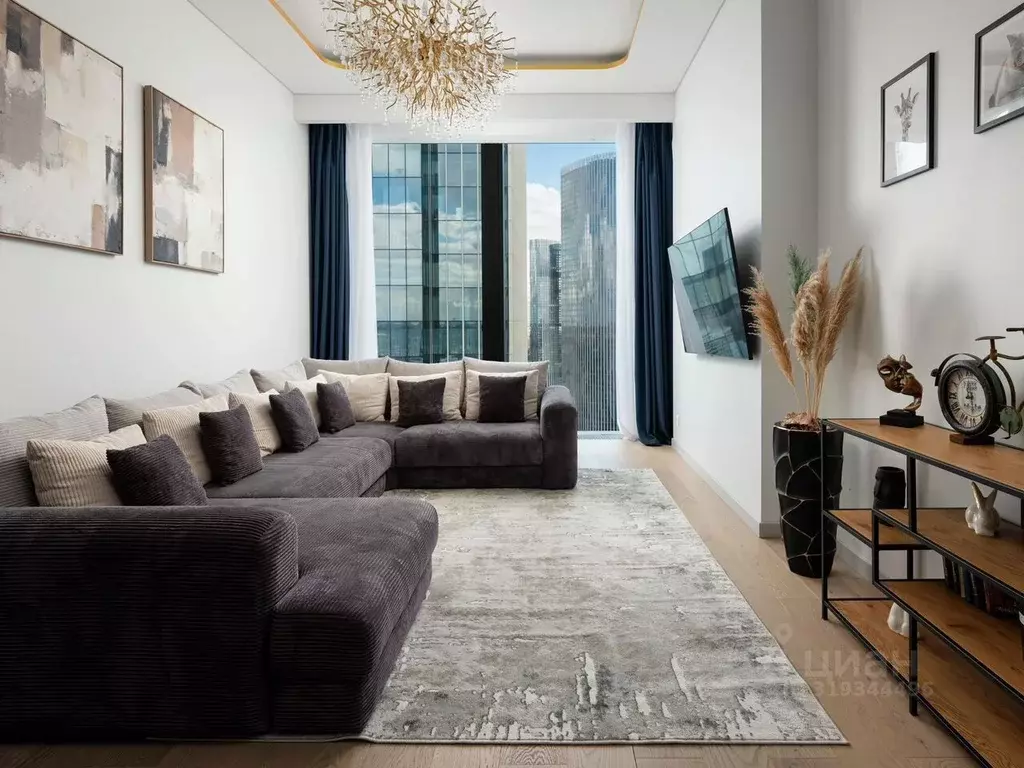 2-к кв. Москва 1-й Красногвардейский проезд, 22с1 (70.0 м) - Фото 1