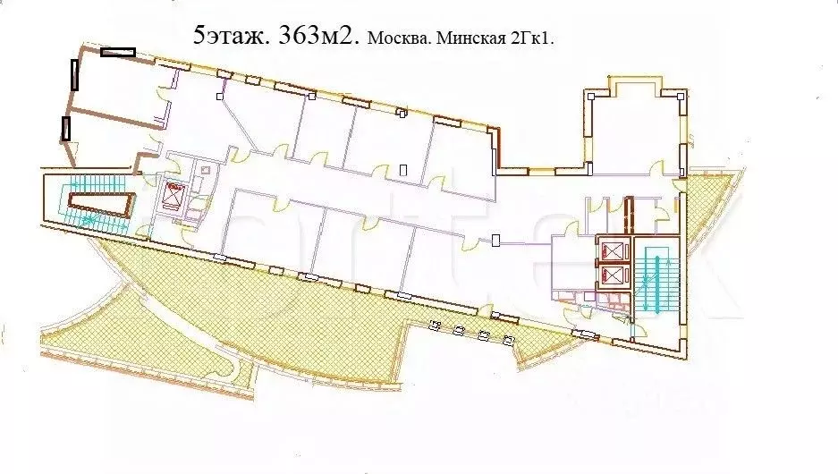 Офис в Москва Минская ул., 2Гк1 (364 м) - Фото 1