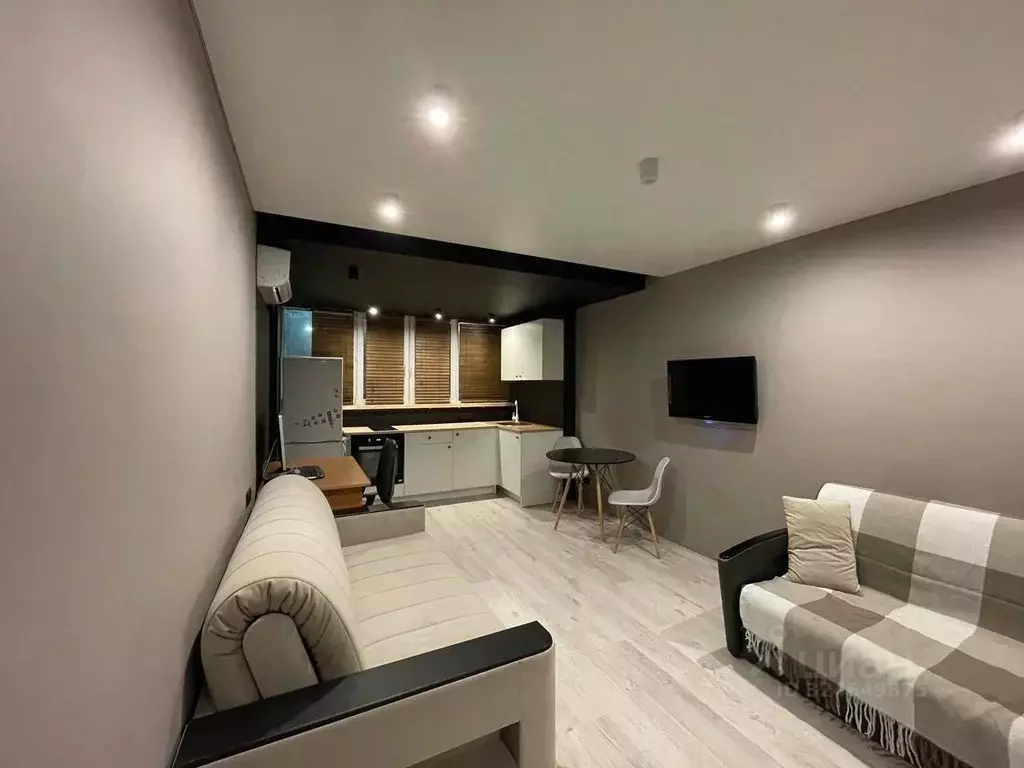 Студия Тюменская область, Тюмень ул. Вадима Бованенко, 3 (24.0 м) - Фото 2