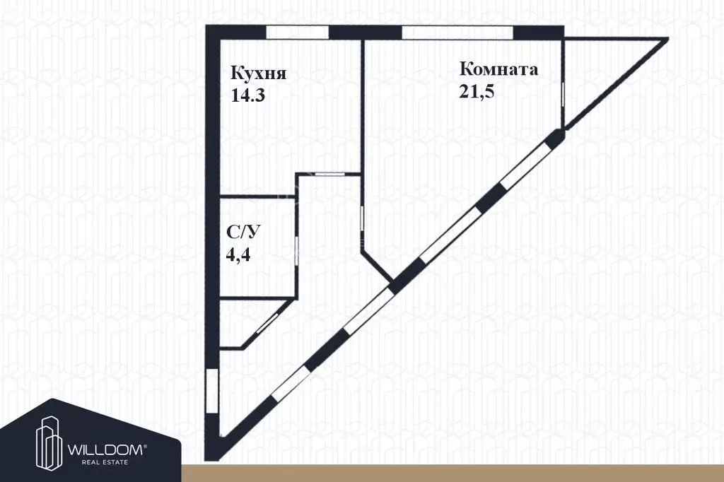 1-комнатная квартира: Екатеринбург, Широкий переулок, 6 (54.9 м) - Фото 2