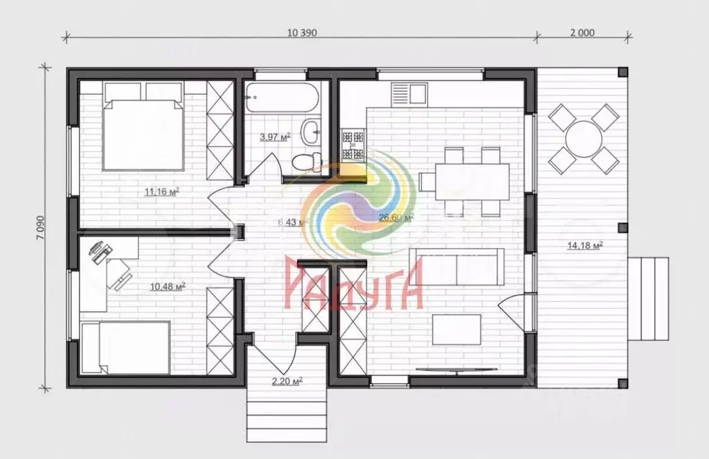 Дом в Ивановская область, Иваново ул. 1-я Балинская (75 м) - Фото 2