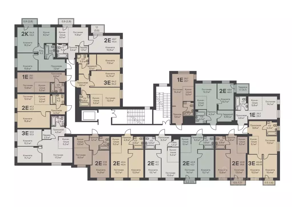 2-к кв. Пермский край, Пермь ул. Подводников (46.0 м) - Фото 2