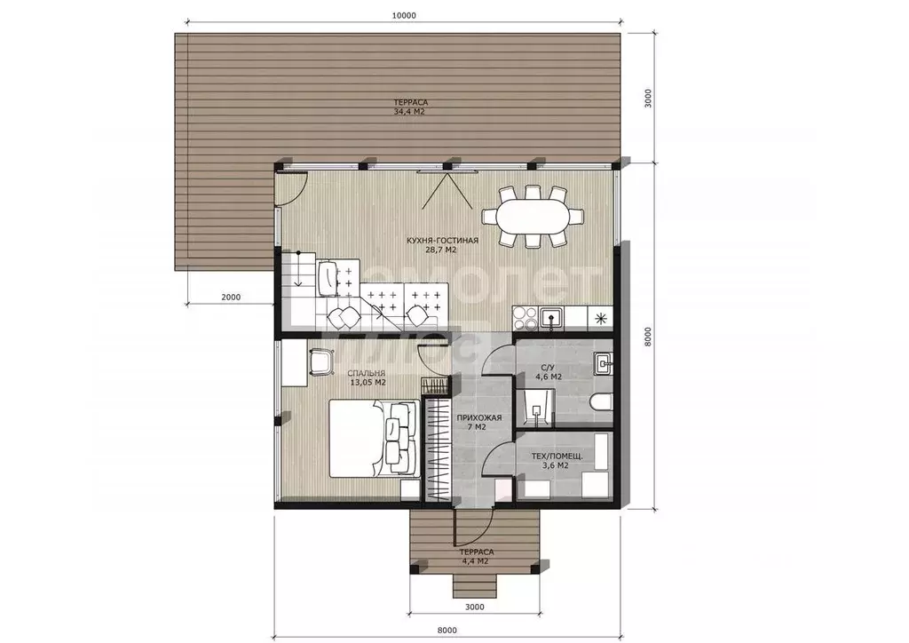 Дом в Московская область, Дмитровский муниципальный округ, д. Сазонки  ... - Фото 2