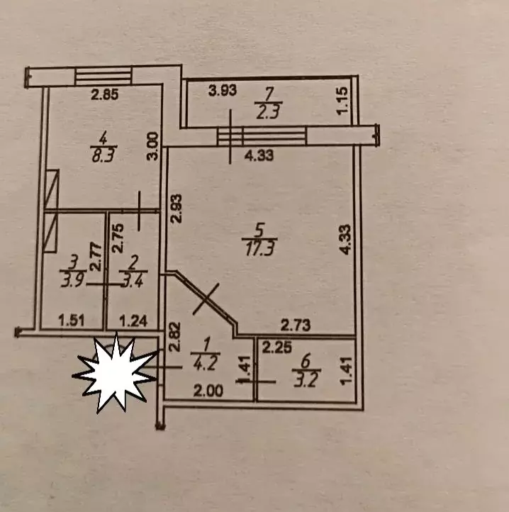 Продаётся 1-к квартира, 40.3 м - Фото 0