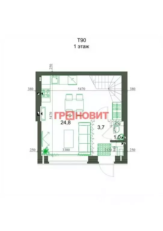 Таунхаус в Новосибирская область, с. Новолуговое, Березки-2 мкр, 5-й ... - Фото 2