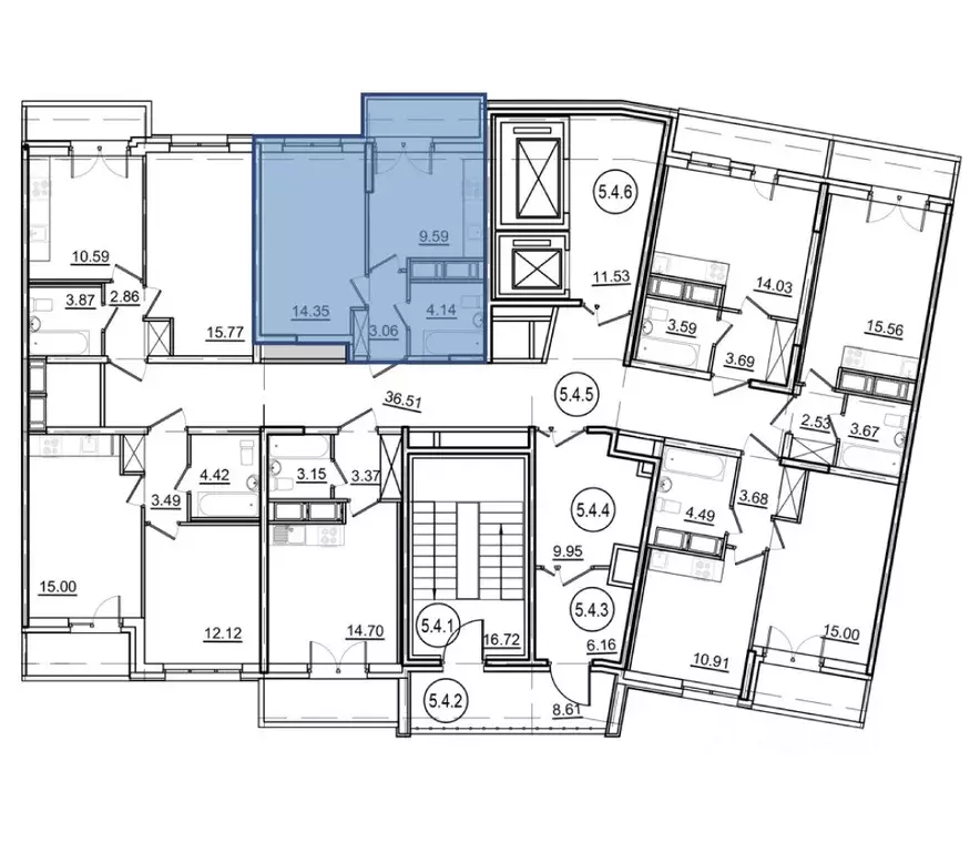 1-к кв. Санкт-Петербург ул. Вадима Шефнера, 4 (32.7 м) - Фото 2