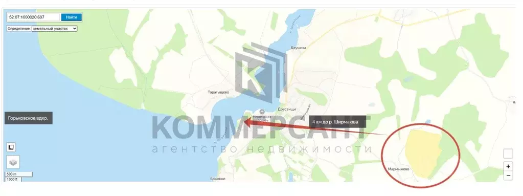 Участок в Нижегородская область, Сокольский муниципальный округ, д. ... - Фото 2