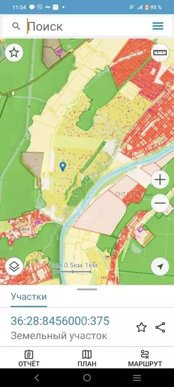 Участок в Воронежская область, Семилукский район, Девицкое с/пос, ... - Фото 1