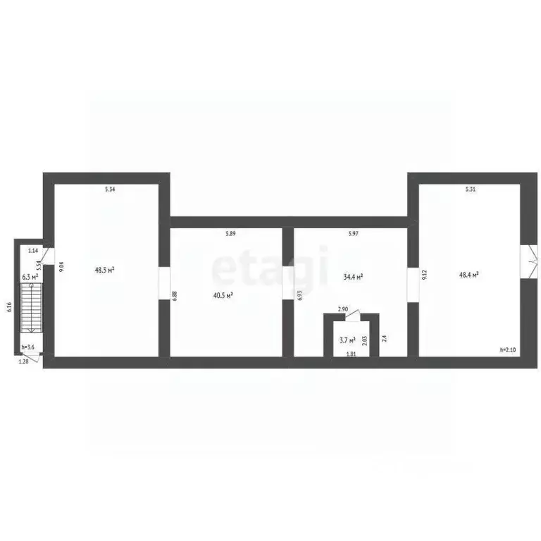 Торговая площадь в Башкортостан, Стерлитамак ул. Артема, 149 (182 м) - Фото 2