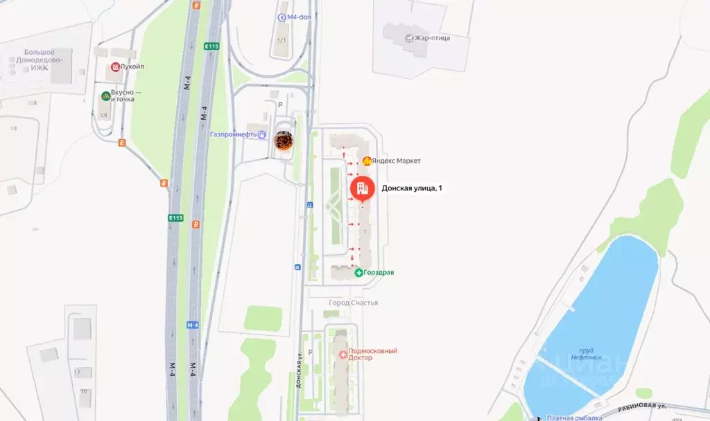 Свободной планировки кв. Московская область, Домодедово Востряково ... - Фото 1