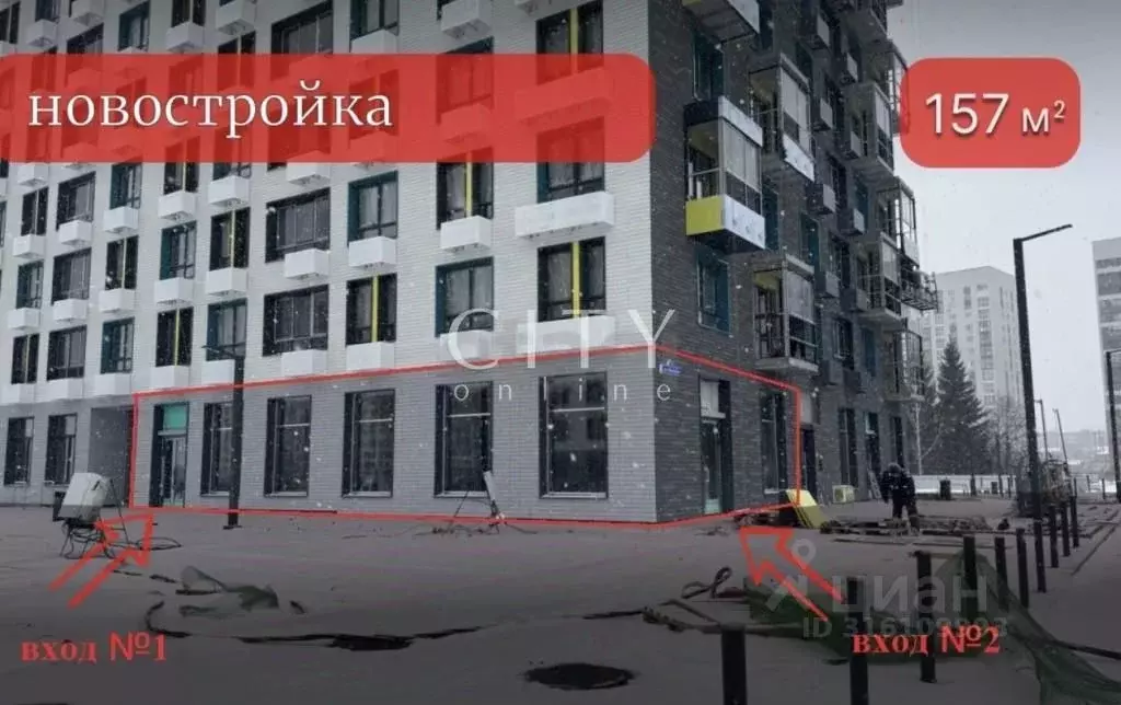 Торговая площадь в Тюменская область, Тюмень Полевая ул., 117к8 (157 ... - Фото 0