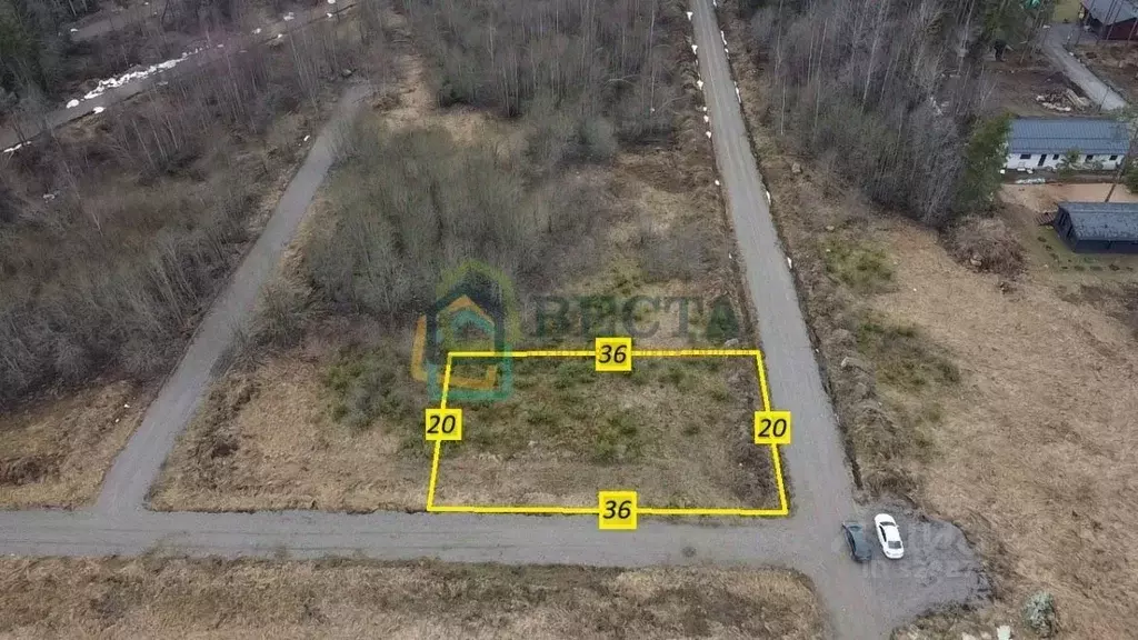 Участок в Ленинградская область, Приозерский район, Сосновское с/пос, ... - Фото 2