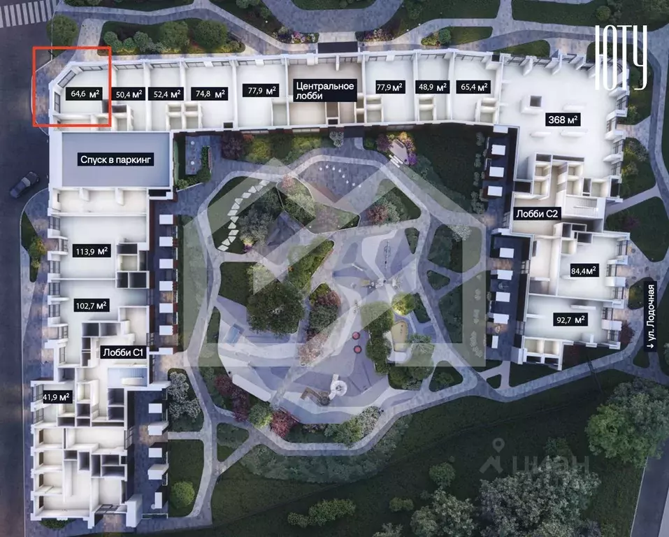 Помещение свободного назначения в Москва Лодочная ул., 27К2 (65 м) - Фото 2