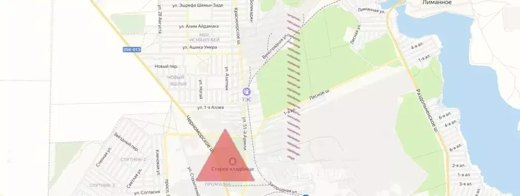 Участок в Евпатория, микрорайон Исмаил-Бей, улица Хаджи Девлет Гирея ... - Фото 2