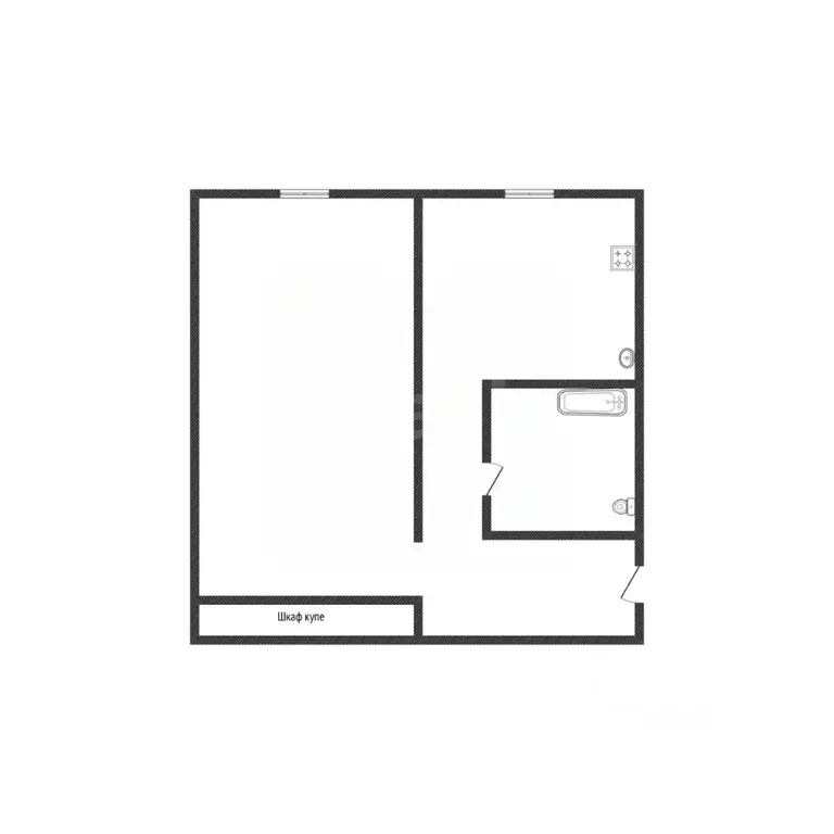 1-к кв. Алтайский край, Бийск ул. Льнокомбинат, 85 (31.0 м) - Фото 0