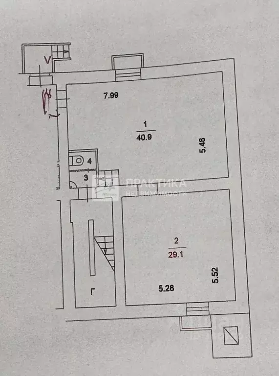 Помещение свободного назначения в Москва ул. Стромынка, 15 (73 м) - Фото 1