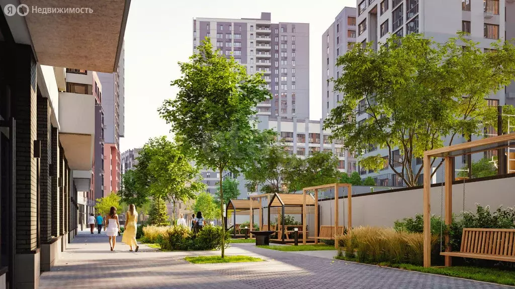 1-комнатная квартира: Тюмень, улица Ивана Чистякова, 3 (42.5 м) - Фото 1