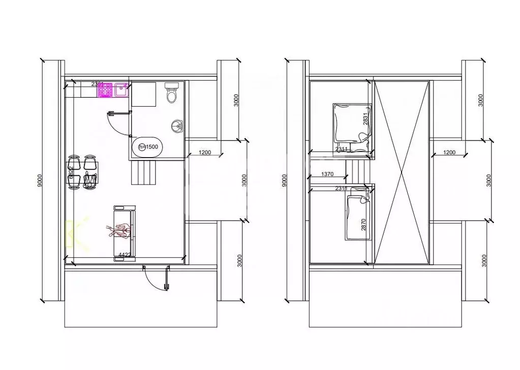 Дом в Саха (Якутия), Якутск Вилюйский тракт, 4-й км (54 м) - Фото 2