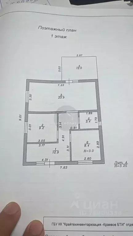 Дом в Краснодарский край, Анапа муниципальный округ, Куматырь хут. ул. ... - Фото 2