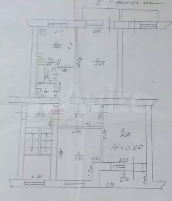 3-к. квартира, 67 м, 3/3 эт. - Фото 0