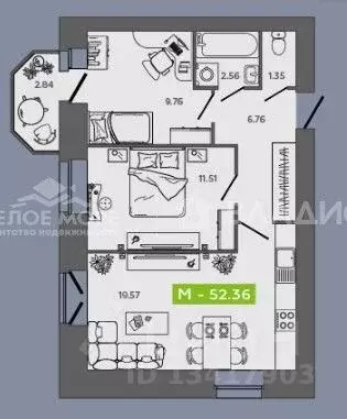 3-к кв. Архангельская область, Северодвинск ул. Ломоносова, 79к2 ... - Фото 2