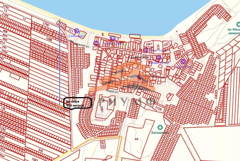 Участок в Крым, Ленинский район, Семисотское с/пос, Ак-Монай ТСН  (6.0 ... - Фото 2