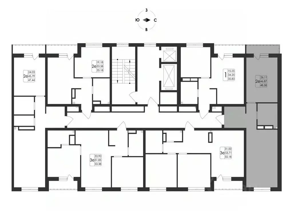 2-к кв. Воронежская область, Воронеж Первое Мая мкр, Май жилой ... - Фото 2