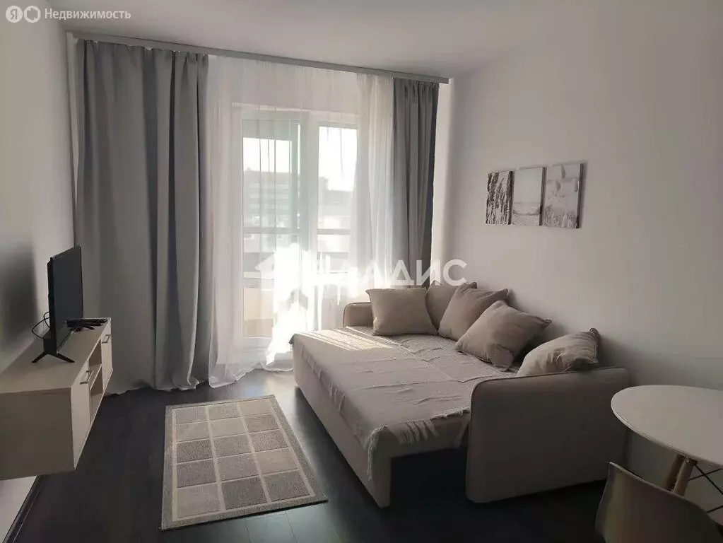 Квартира-студия: Санкт-Петербург, улица Генерала Кравченко, 7к1 (28.8 ... - Фото 2