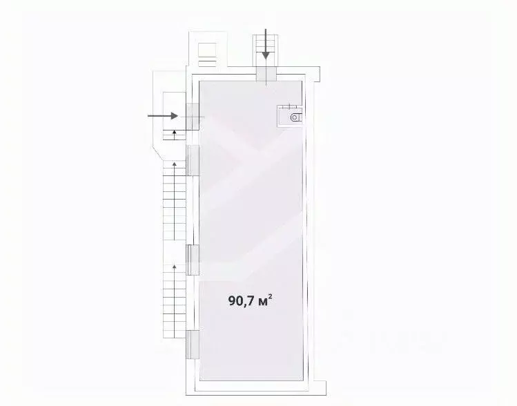 Торговая площадь в Москва Большая Грузинская ул., 12 (91 м) - Фото 2