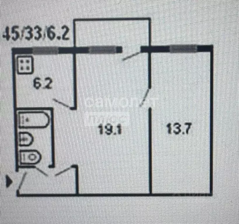 2-к кв. Липецкая область, Липецк Студеновская ул., 17 (43.0 м) - Фото 1