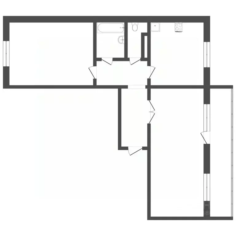 2-к кв. Пермский край, Пермь Уральская ул., 59А (54.0 м) - Фото 2